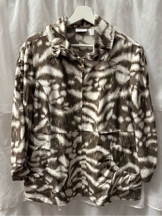 Zenergy by Chico's Jackets & Blazers - Zenergy by Chico's Animal Print Anorak Jacket